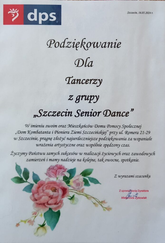 występ taneczny seniorek