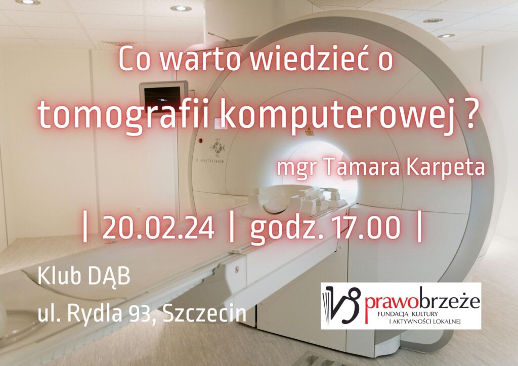 zdjęcie przedstawia tomograf komputerowy