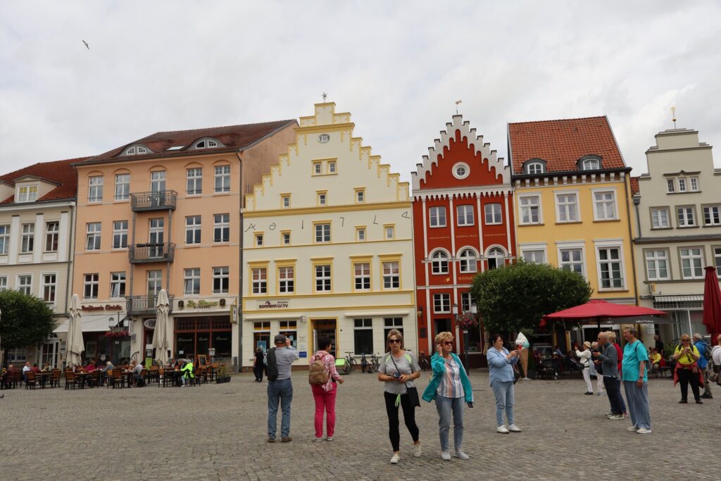 zdjęcie przedstawia uczestników wycieczki do Greifswaldu i Stralsundu