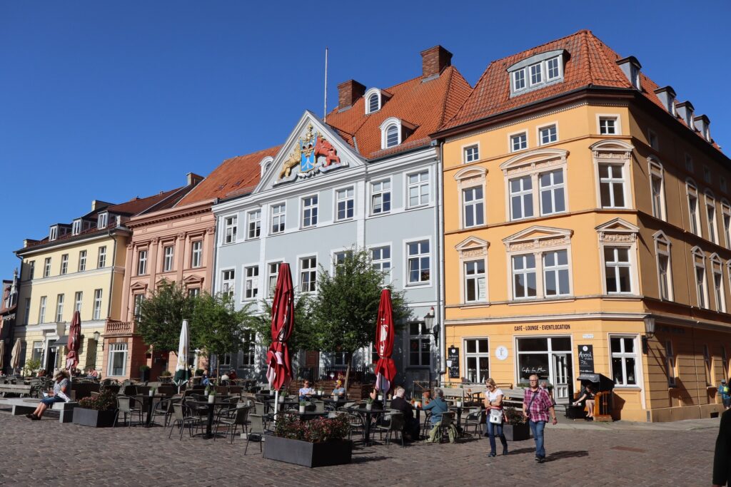 zdjęcie przedstawia uczestników wycieczki do Greifswaldu i Stralsundu
