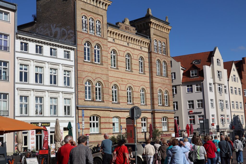 zdjęcie przedstawia uczestników wycieczki do Greifswaldu i Stralsundu
