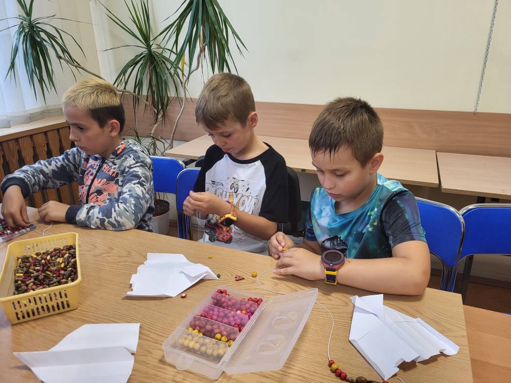 zdjęcie przedstawia uczestników "Aktywnych wakacji z Fundacją"