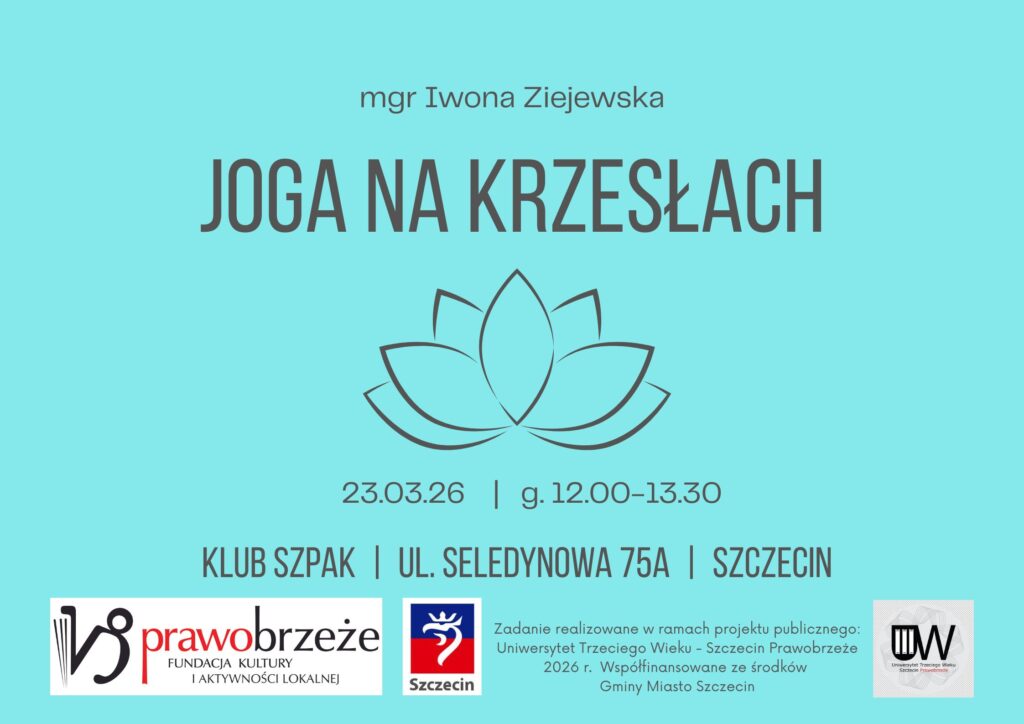 plakat przedstawia kwiat lotosu