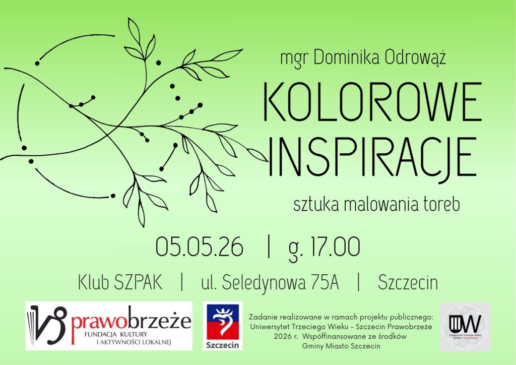 plakat przedstawia zarys wianka z gałązek